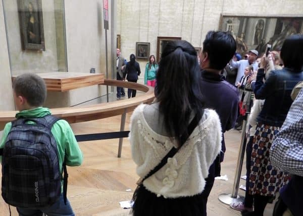 things don't always go to plan at the Mona Lisa