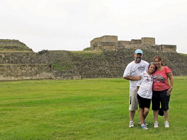 our family at monte alban