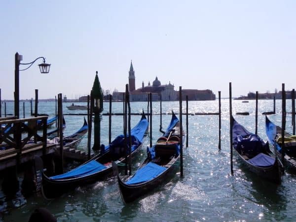 There are no shortage of Gondolas in Venice