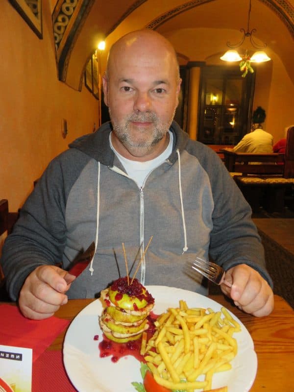 funky food in cesky krumlov