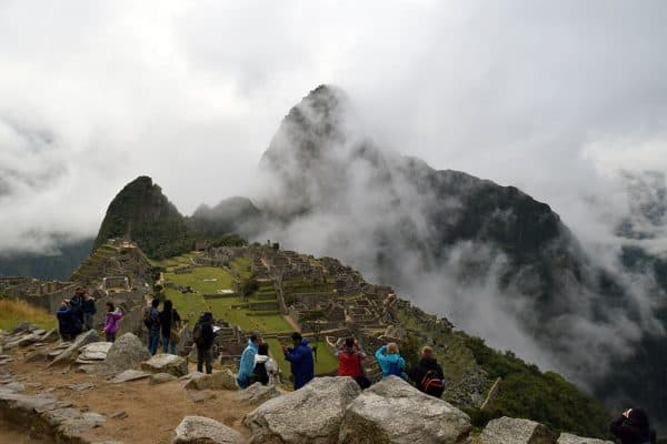 machu picchu selfie takers