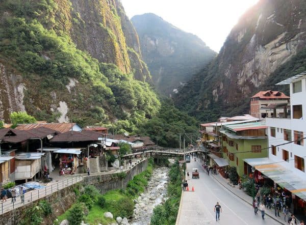 machu picchu aguas calientes