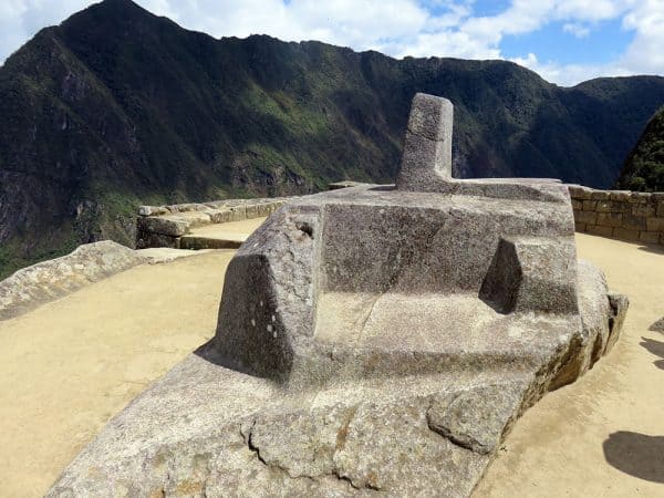 machu picchu sundial