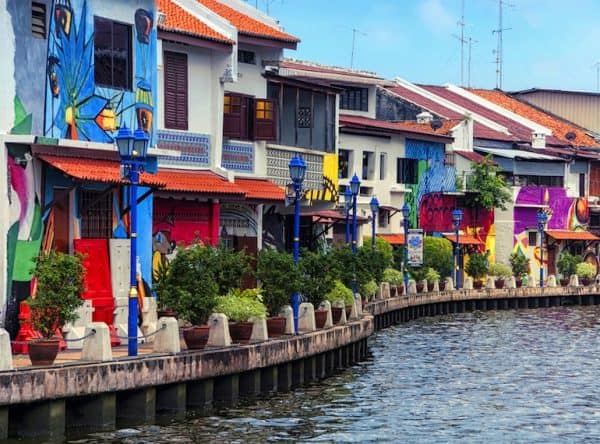 The beautiful waterfront of historic Melacca