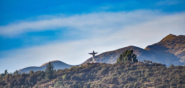 Cusco's answer to the famous Christ the Redeemer