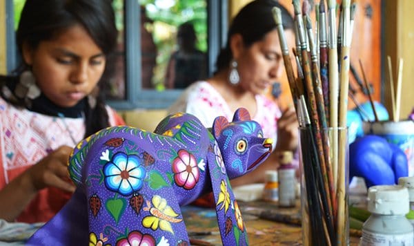 the villages around Oaxaca are filled with skilled artisans