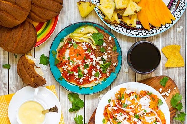 Breakfast is a big deal in Mexico and usually a substantial plate of food