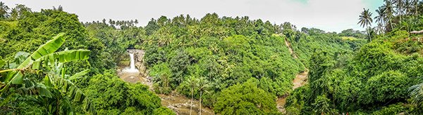 Tegenungan waterfall is spectacular from the main viewing platform