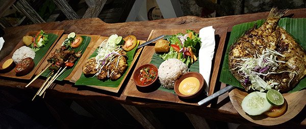 Balinese barbecue is cheap and tasty with amazing seafood along the coast