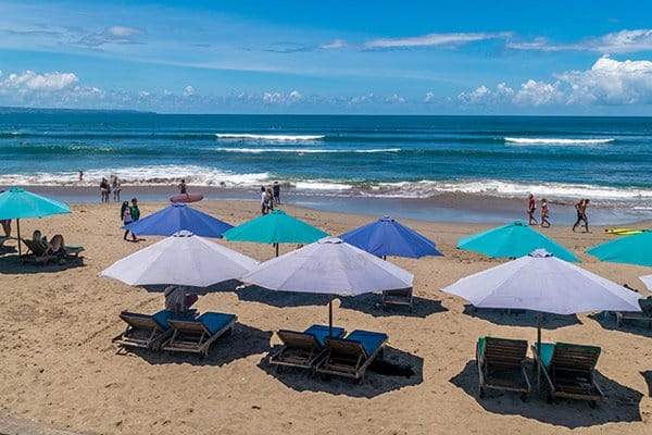 Canggu is a hotspot for surfers in Bali