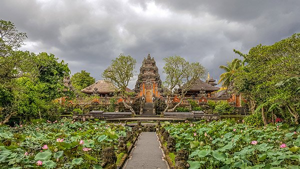 Hidden behind one of Ubud's top restaurants is this magnificent temple and stunning gardens