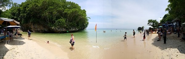 It may take over 100 steps down a hill and through a cave to get there but Padang Padang Beach in Bali is worth the effort