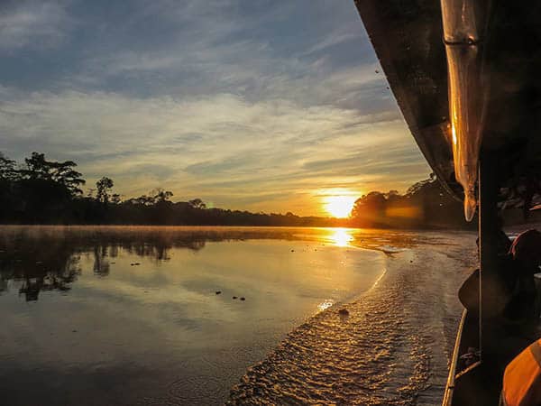 Every sunset in the Amazon is better than the last