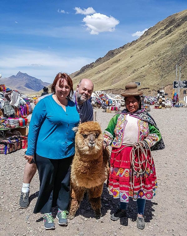 No visit to Peru is complete with a llama and local photo