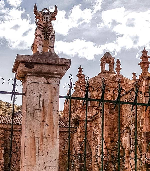 The toritos of Pukara adorn almost every building in town