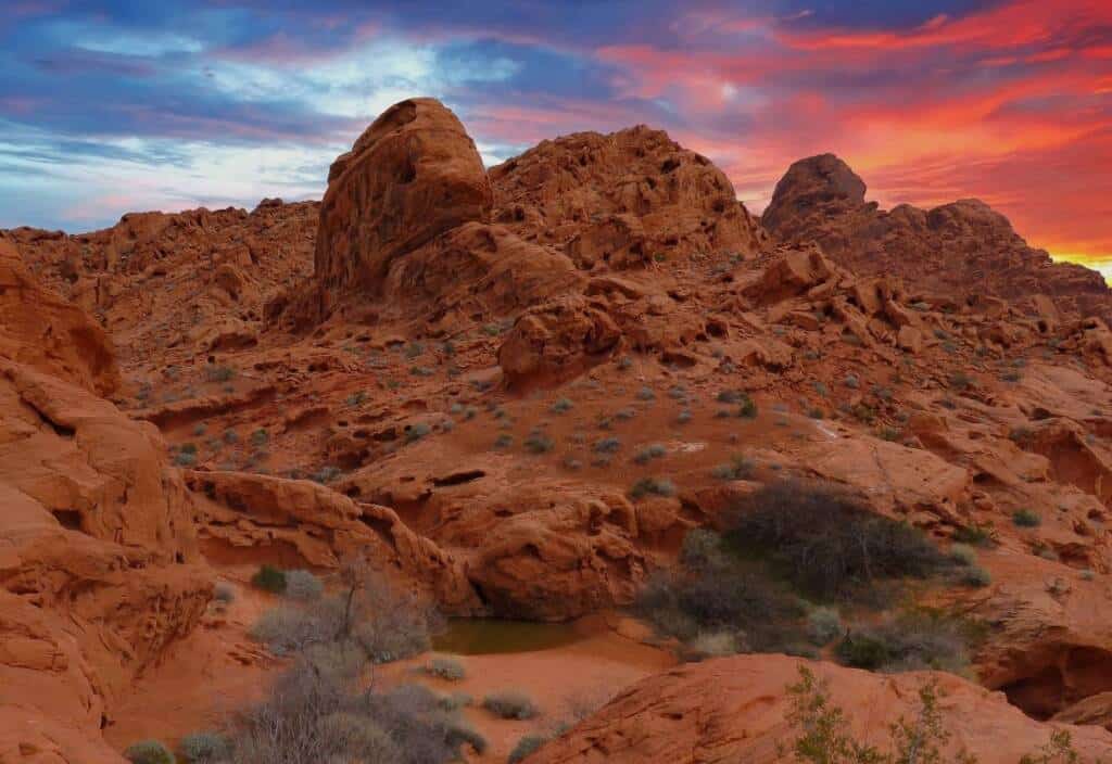 USA road trip valley of fire state park nevada
