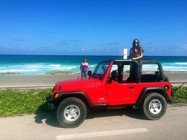 Great weather means a convertible is ideal as a Mexico rental car