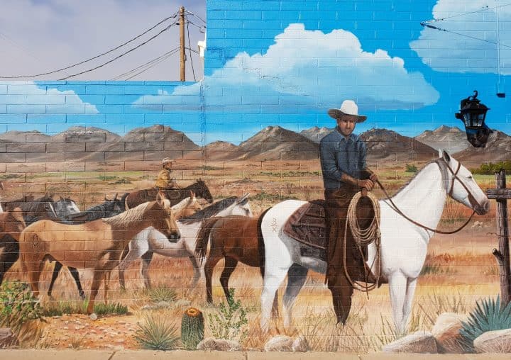 Between Tucson and Tombstone are the murals at Benson