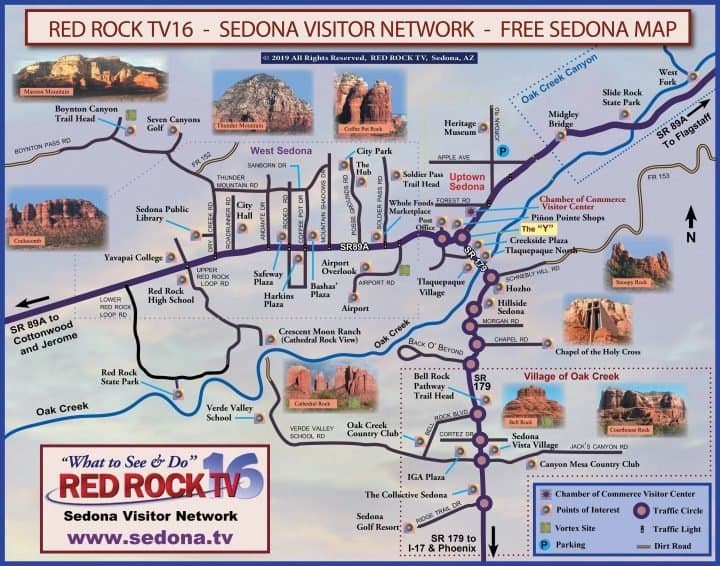 Map of Sedona