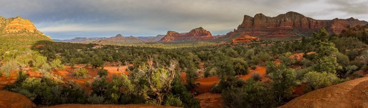 Just after sunrise at Courthouse Vista in Sedona