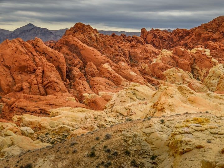 The vibrant yet varied colours of the rocks give Valley of Fire State Park its name.