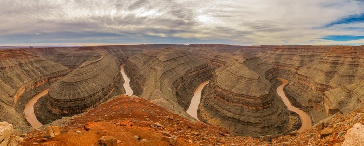 Ask yourself, is Gooseneck State Park twice as impressive as the more famous Horseshoe Bend?