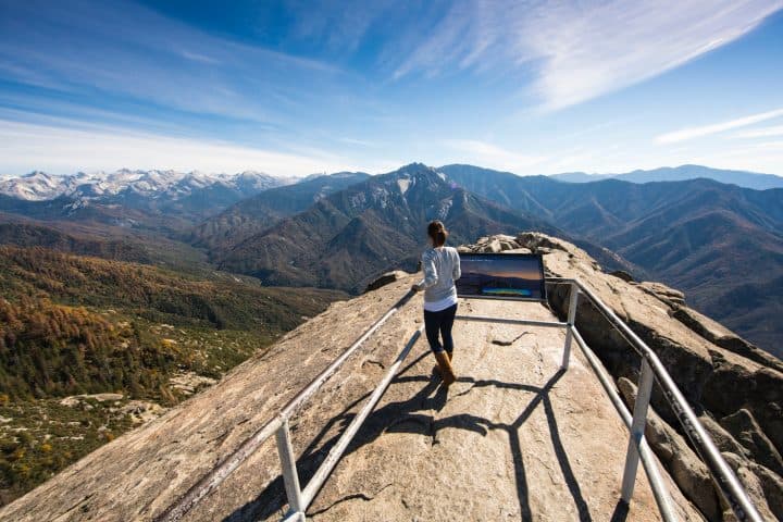 If you are looking for a short hike with incredible views then Moro Rock in Sequoia National Park is a must.