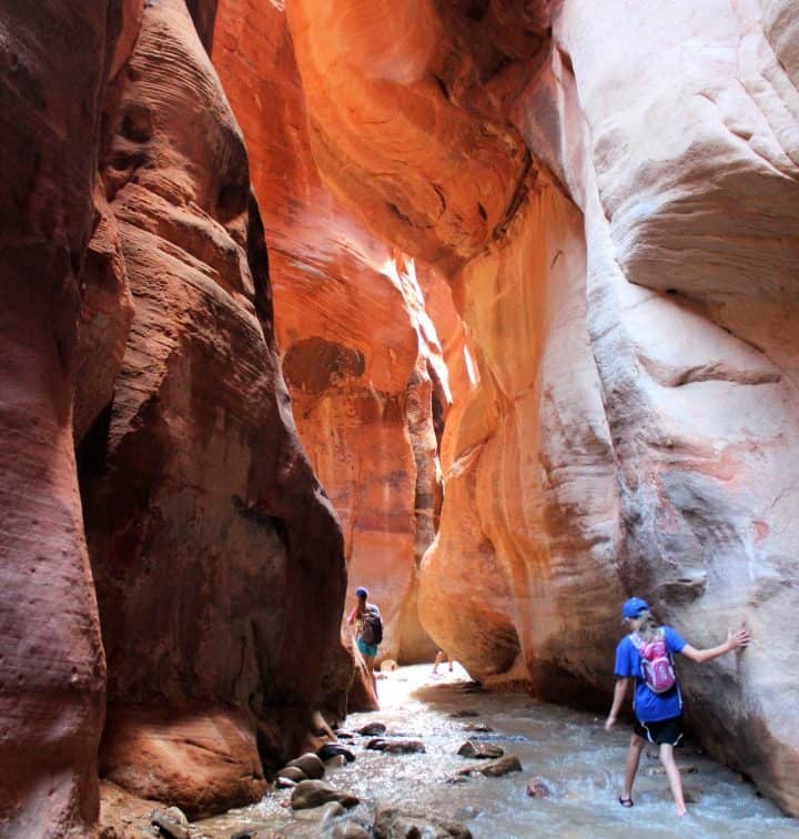 The sweet half-day hike to Kanarraville Falls along Kanarra Creek