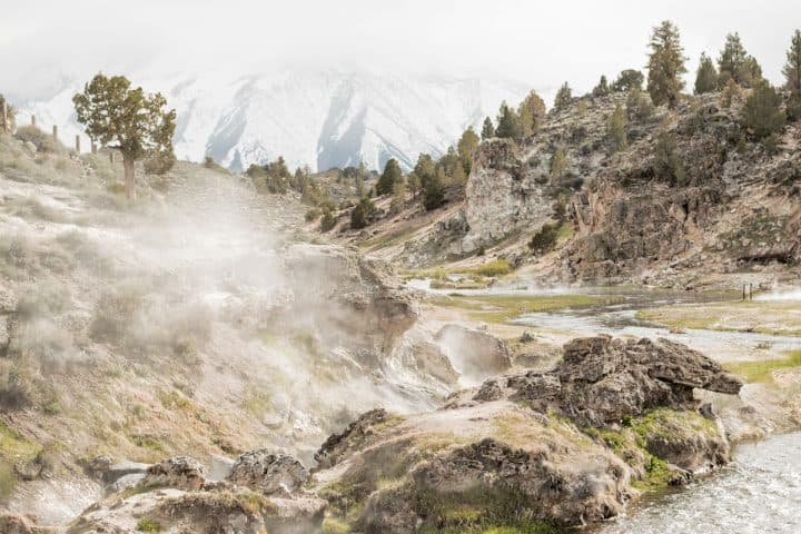 Mammoth Lakes may be known for its ski hills but did you know it's also full of geothermic activity?