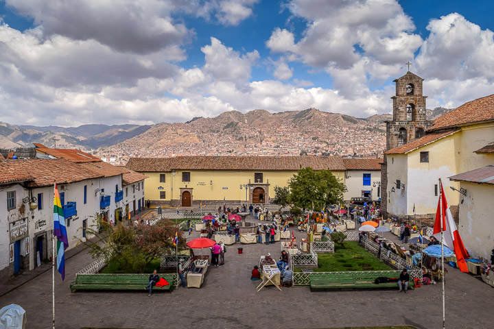 Cusco has many small markets with locals making and selling their wares