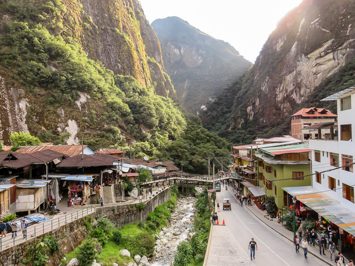 Aguas Caliente is the gateway to Machu Picchu