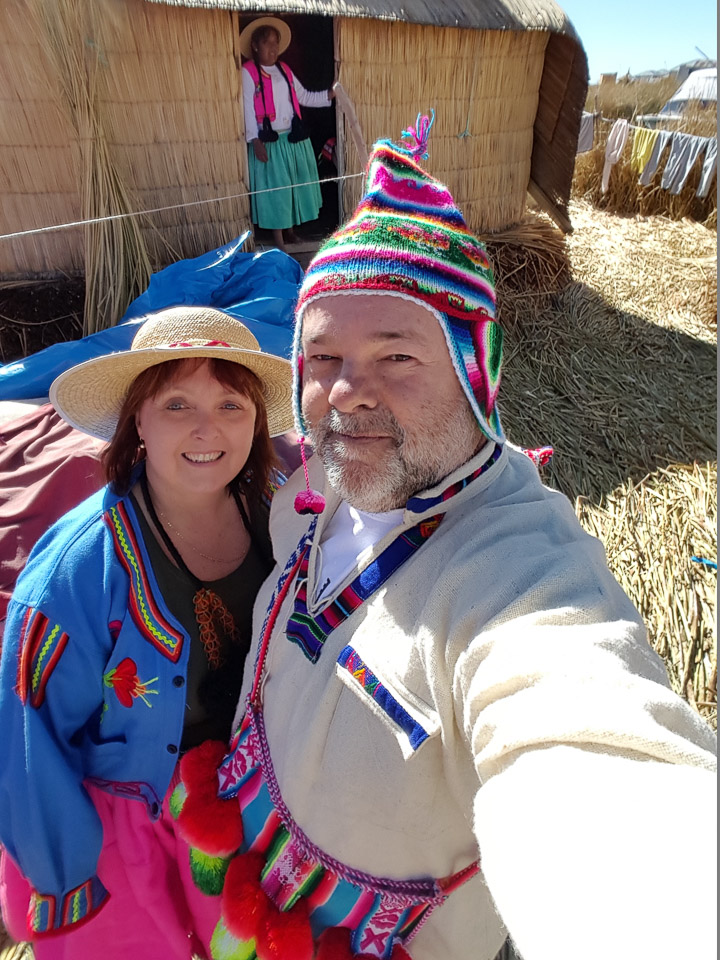 Another fun highlight was wearing the tradition Uros Island clothing