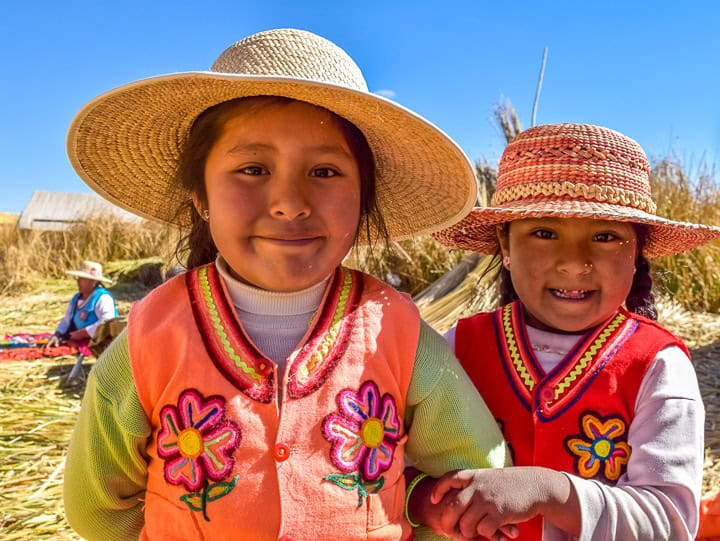 The innocence and joy of the Uros children was beautiful to see