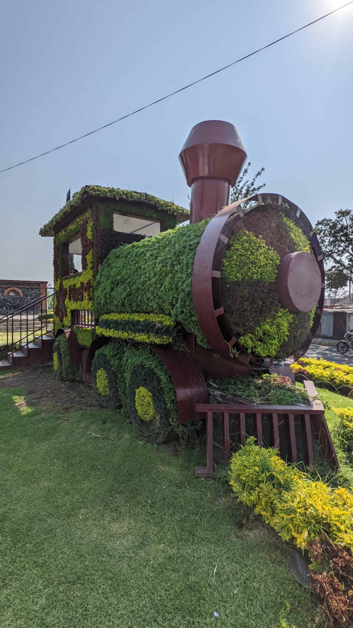 flower train at atlixco