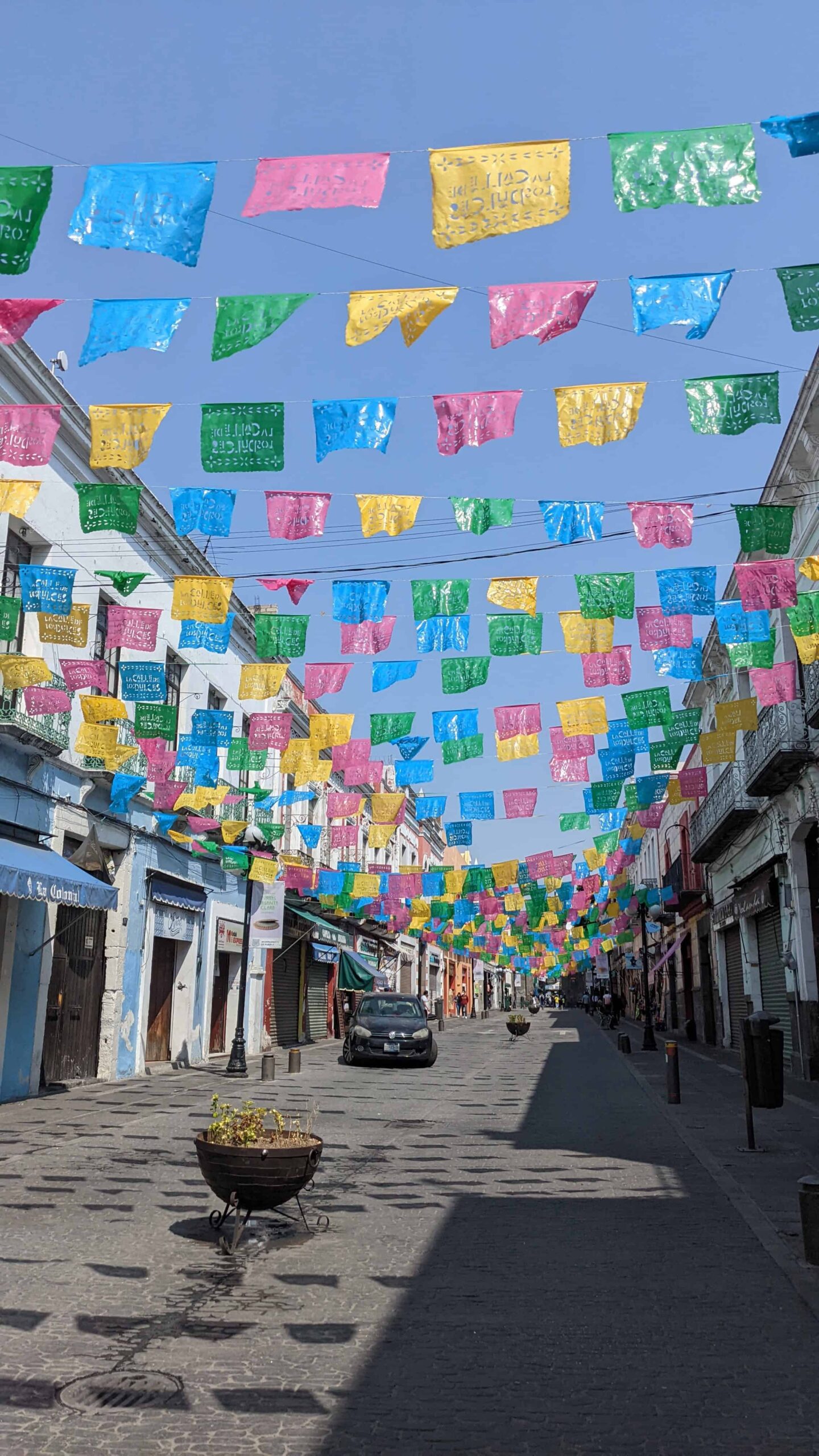 colourful puebla street