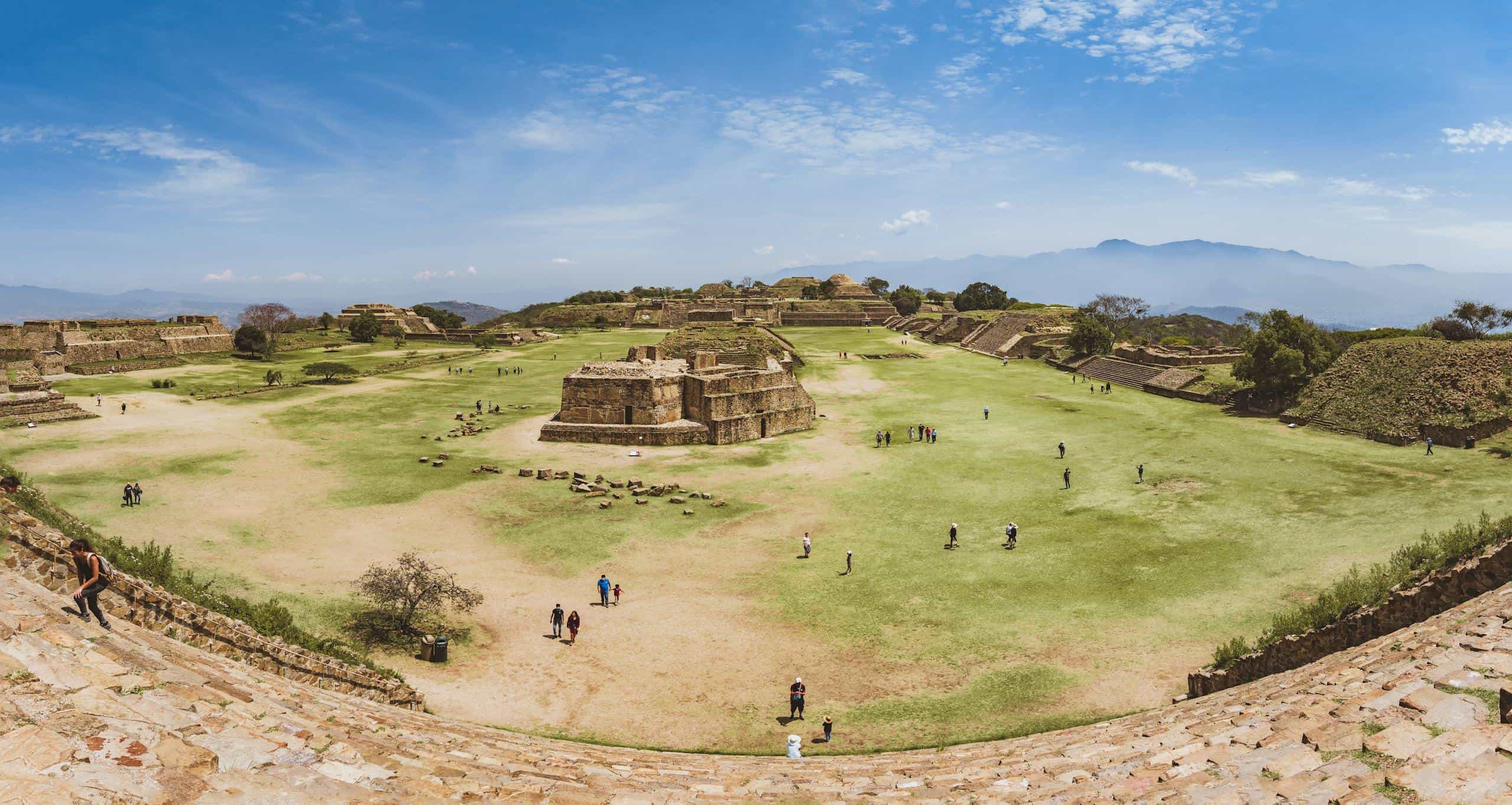 Oaxaca Monte Alban archaeological site