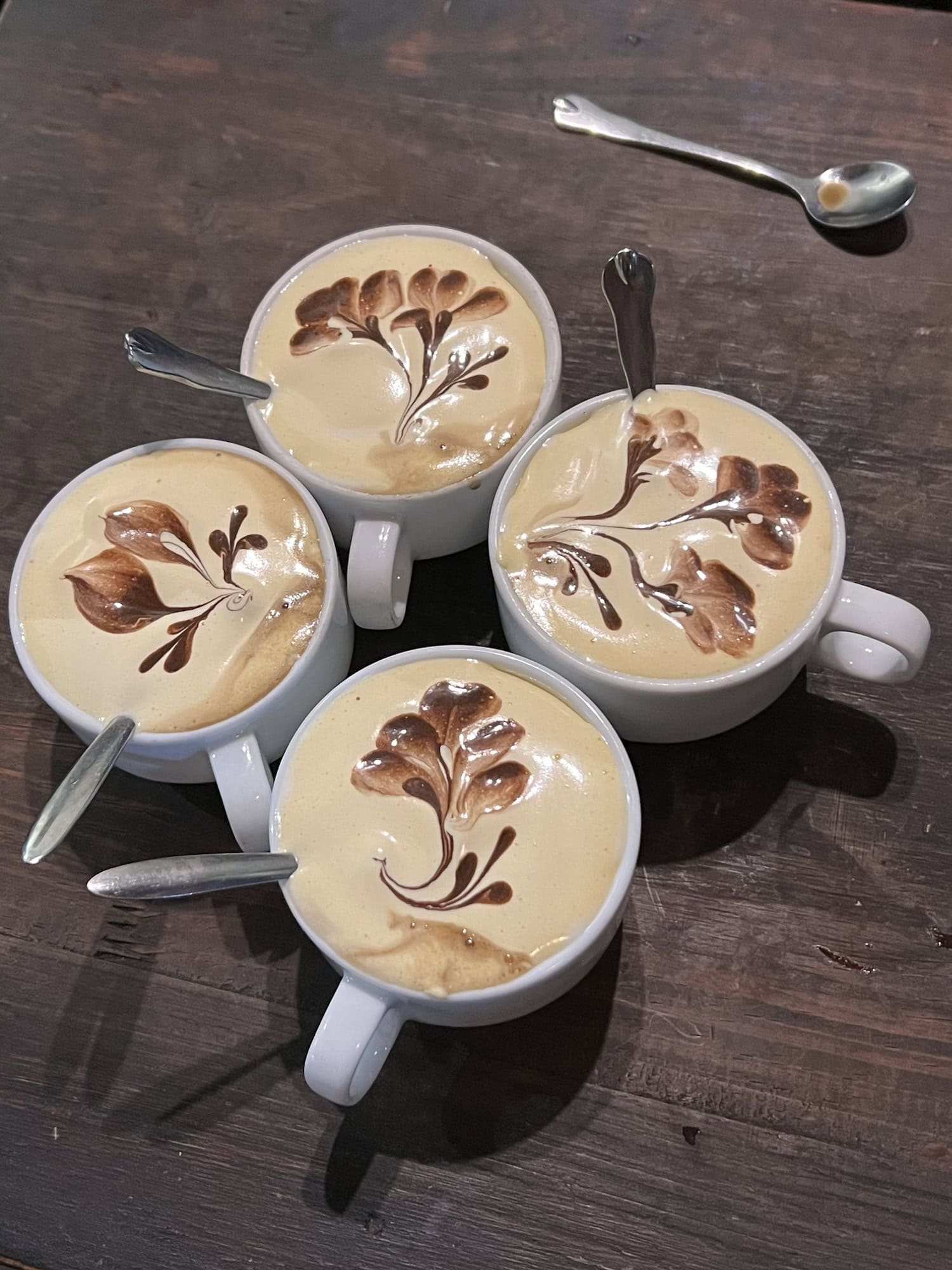 traditional vietnamese egg coffee at cafe dinh in hanoi