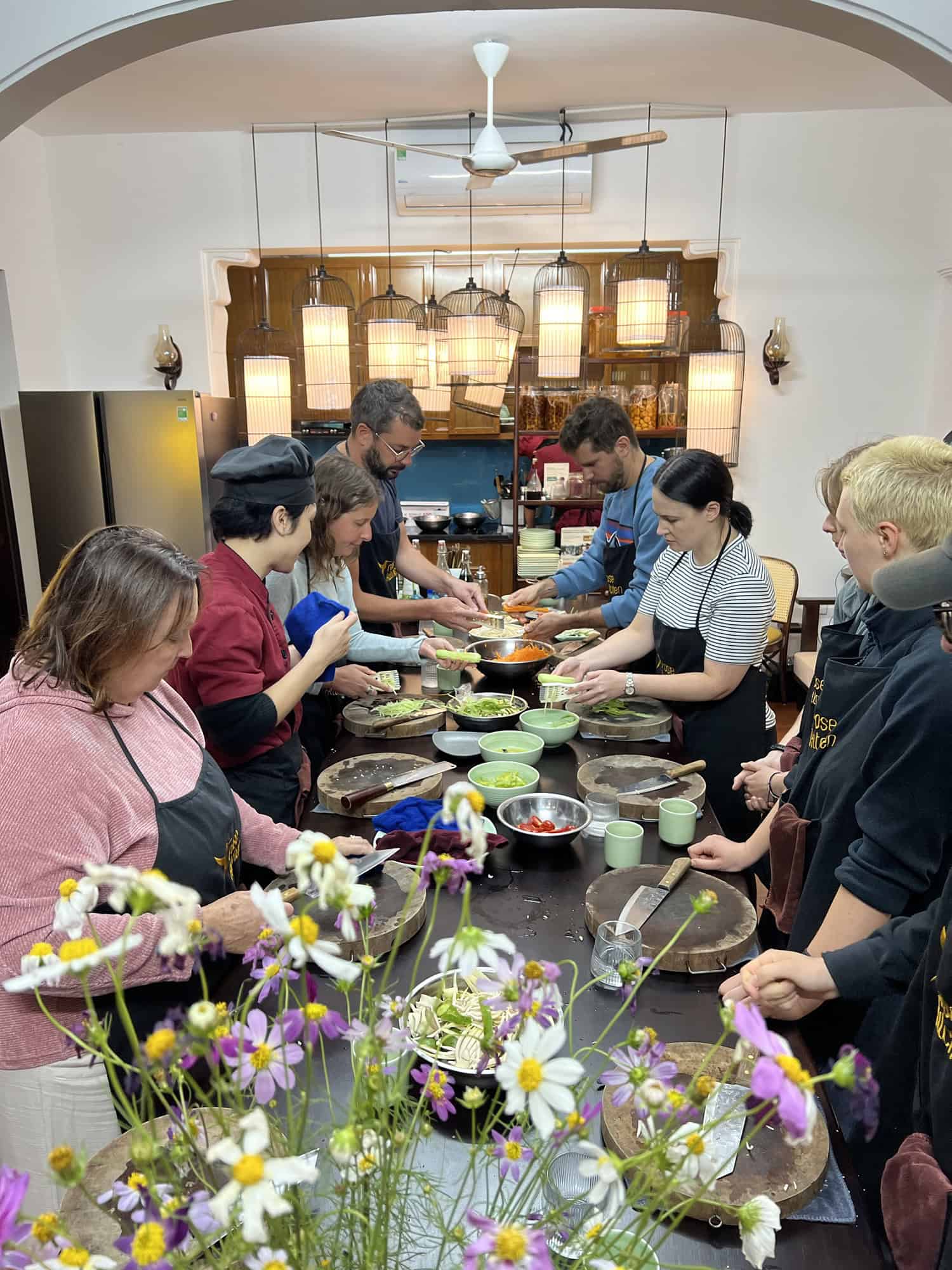 a cooking class in Hoi An